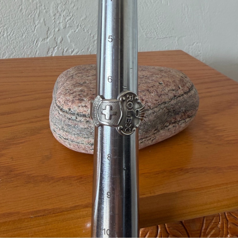 Stainless Steel Rolex Spoon Ring - Picture 4 of 4